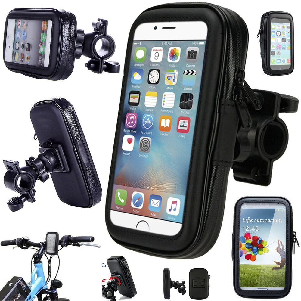 Sujetador impermeable de celular para motocicleta