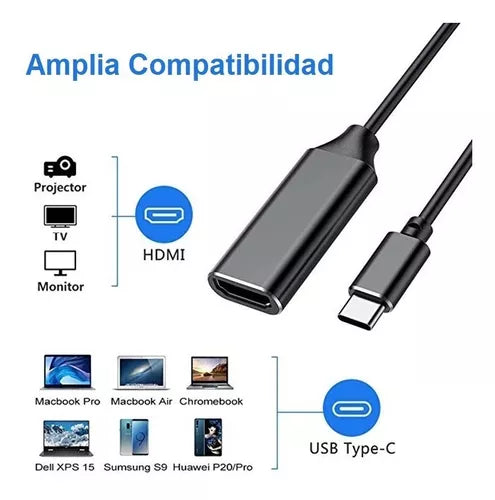 Adaptador de tipo c a hdmi