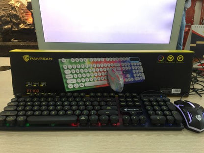 Teclado y mouse gamer usb